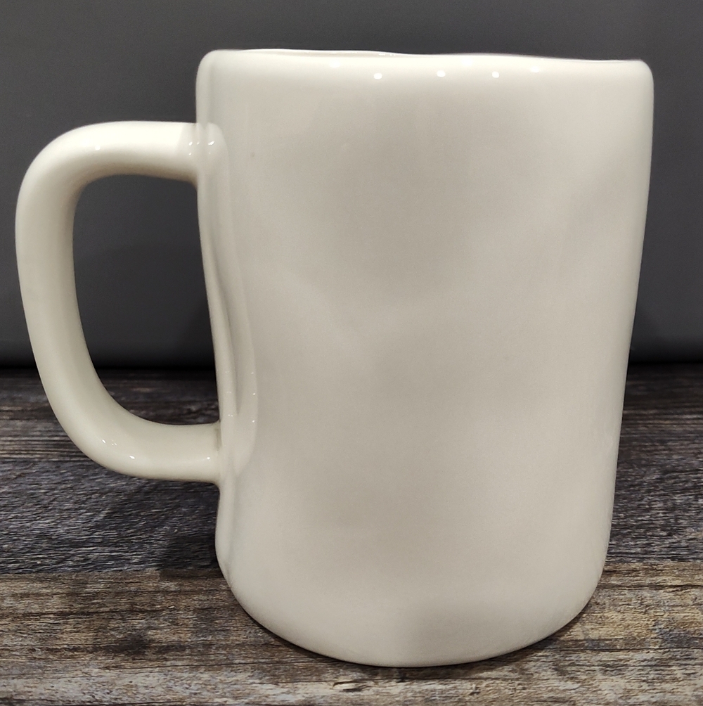 Rae Dunn "Bah, Humbug!" Ceramic Mug, Artisan Collection By Magenta, White/Black - Picture 3 of 6